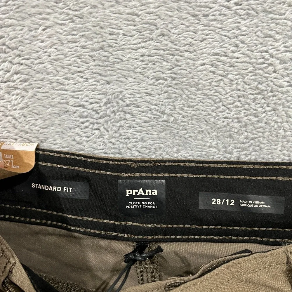 Prana Stretch Zion Short II Men's 28x12 Mud Hiking Cargo Hiking Outdoors NEW